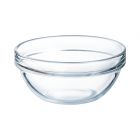 Saladier rond en verre 11.8 cm Empilable 38.5 cl