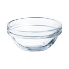 Saladier rond en verre 5.8 cm Empilable 3.5 cl