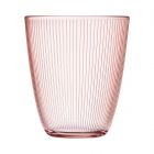 Verre rose 31 cl Stripy