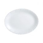 Plat blanc 33 x 25 cm Feston