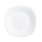 Assiette creuse blanche 22,8 x 21,2 cm Carine