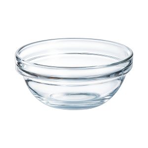 Saladier rond en verre 10.3 cm Empilable 24 cl