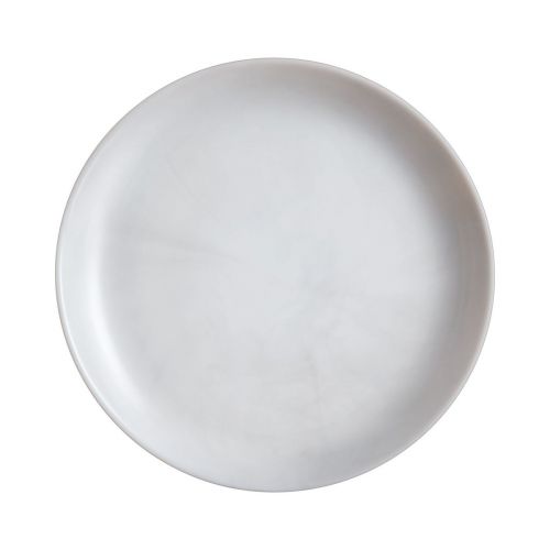 Assiette grise marbrée 19 cm Diwali Marble