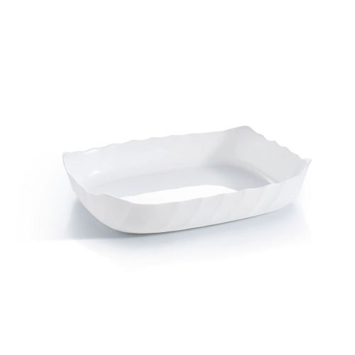 Plat de cuisson blanc 29 x 23 cm Smart Cuisine Trianon