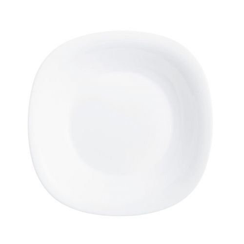 Assiette creuse blanche 22,8 x 21,2 cm Carine